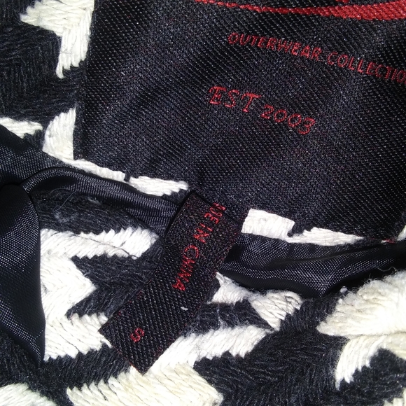 Yoki Houndstooth Faux Leather Accent Moto Small - Picture 5 of 15